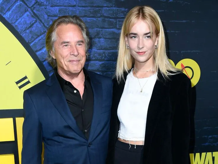 Don Johnson und Tochter Grace Johnson bei der "Watchmen"-Premiere