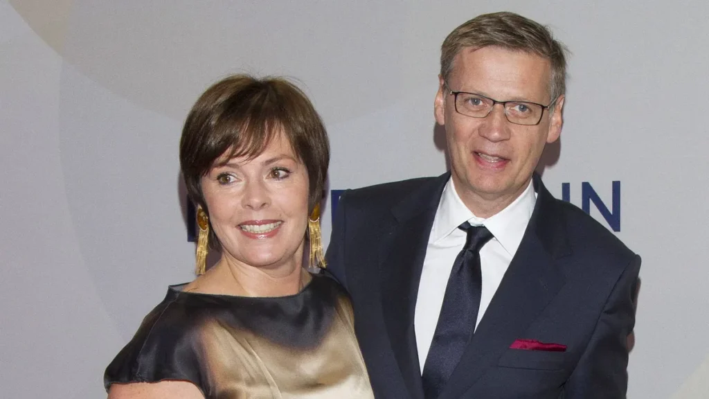 Günther Jauch und Ehefrau Dorothea Sihler gemeinsam bei einer Preisverleihung