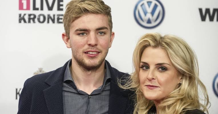 Christoph Kramer und Freundin Celina Scheufele bei der 1Live Krone 2017 in Bochum